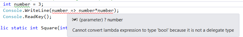 lambda cannot contain assignment