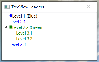 treeview example wpf